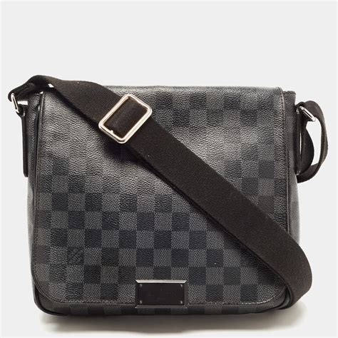 louis vuitton damier graphite district pm|damier print louis vuitton.